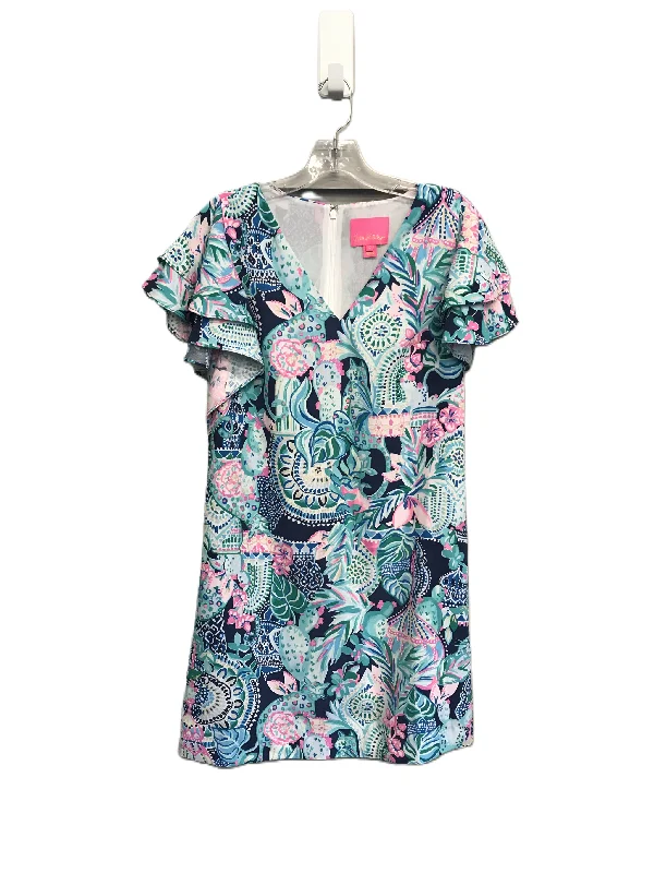 Multi-colored Dress Casual Midi By Lilly Pulitzer, Size: S Chic Bohemian Midi Dress