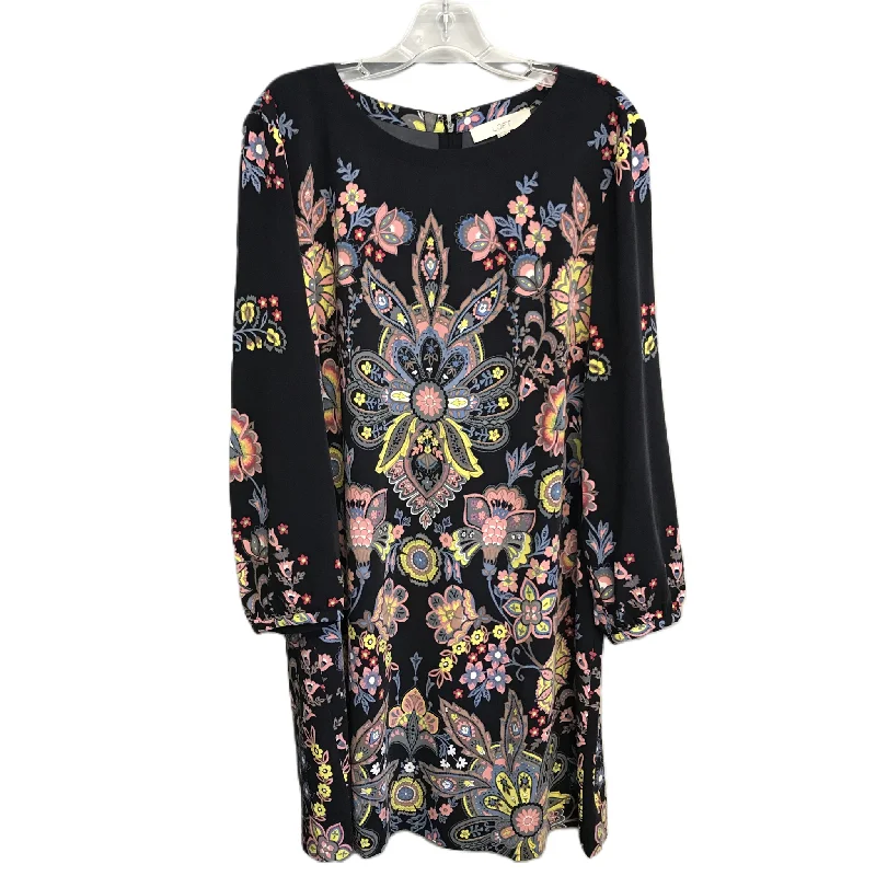 Multi-colored Dress Casual Midi By Loft, Size: Xl Fashionable Polka Dot Midi Dress