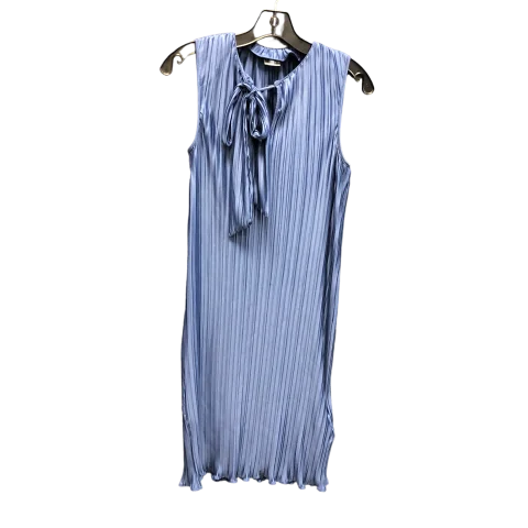 Navy Dress Casual Midi Dkny, Size 4 Elegant Sleeveless Midi Dress