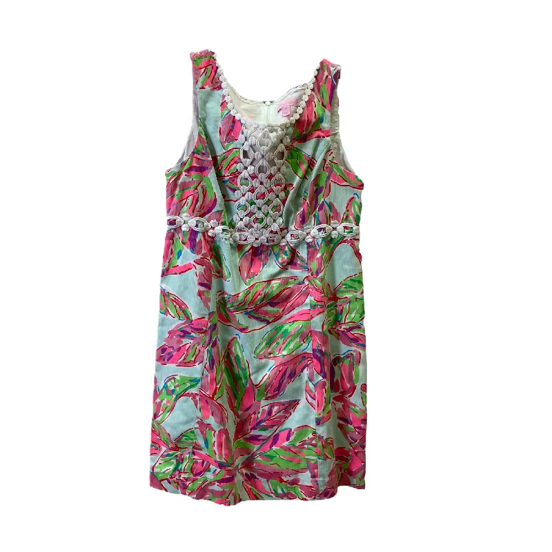 Pink Dress Casual Midi By Lilly Pulitzer, Size: 12 Stylish Halter Neck Midi Dress