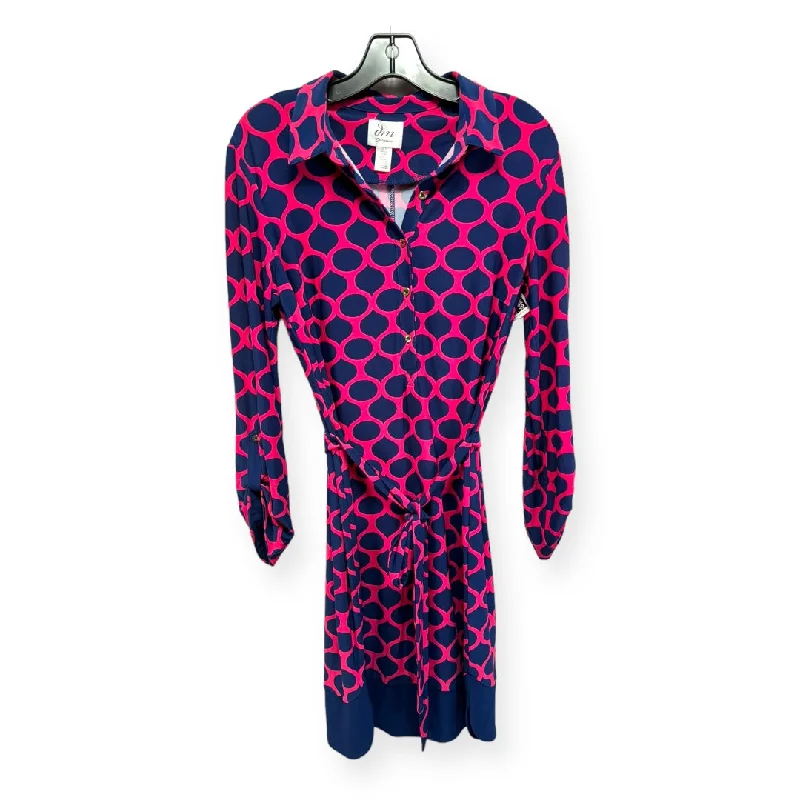Pink Dress Casual Midi DN Collection, Size 8 Elegant Satin Slip Midi Dress