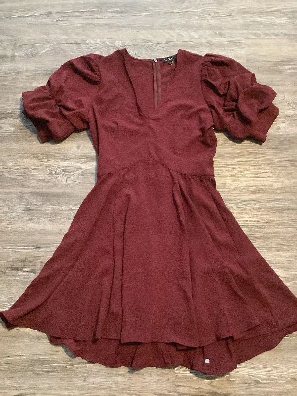 Purple Dress Party Midi 1.state, Size S Trendy Ruched Side Midi Dress