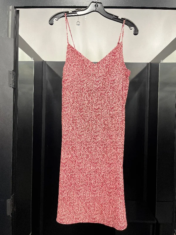 Red Dress Casual Midi Joe Fresh, Size S Elegant Velvet Midi Dress