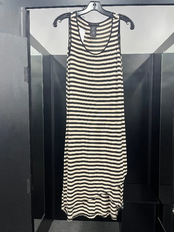 Striped Dress Casual Midi Designer History, Size M Comfortable Sleeveless Midi Dress Striped Dress Casual Midi Designer History, Size M Comfortable Sleeveless Midi Dress