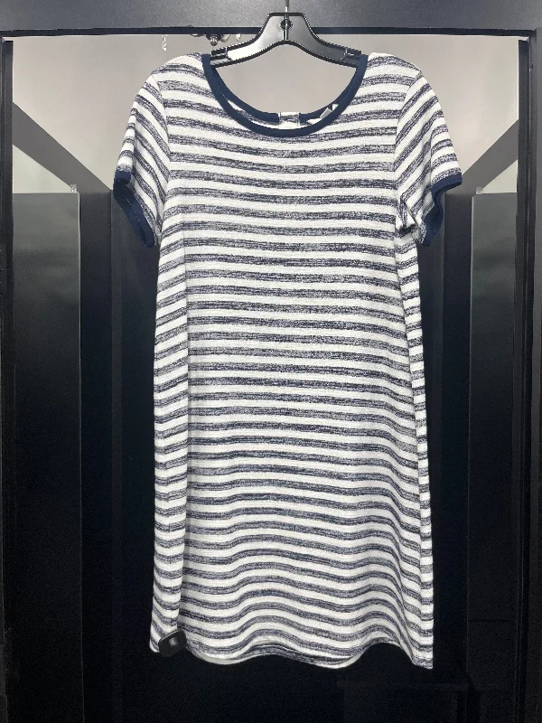 Striped Dress Casual Midi Market & Spruce, Size M Comfortable Button Front Midi Dress