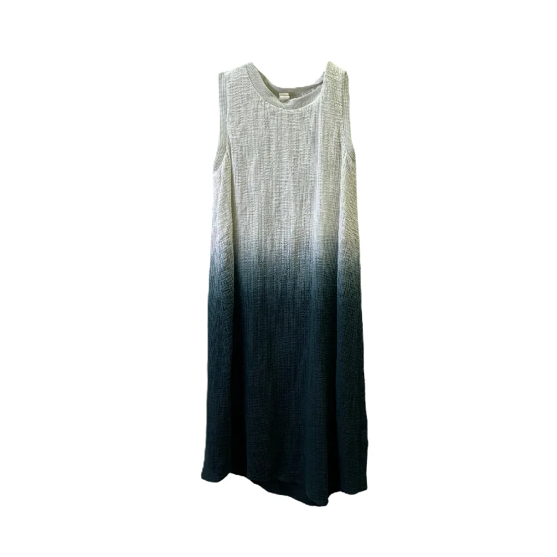 White Dress Casual Midi By Rococo, Size: M Comfortable Sleeveless Midi Dress