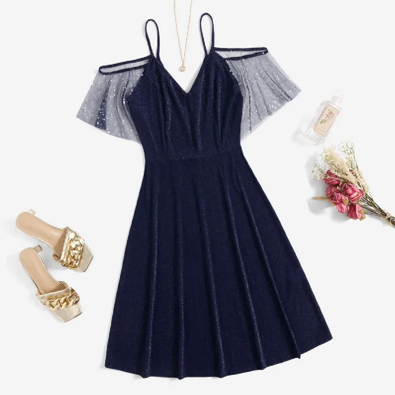 Zjkrl - Glitter Off Shoulder Plus Size 4xl Midi Dress Women's A Line Elegant Summer 2023 Large Solid Clothing Prom Evening Party Dresses Tunics stripes playful Zjkrl - Glitter Off Shoulder Plus Size 4xl Midi Dress Women's A Line Elegant Summer 2023 Large Solid Clothing Prom Evening Party Dresses Tunics stripes playful