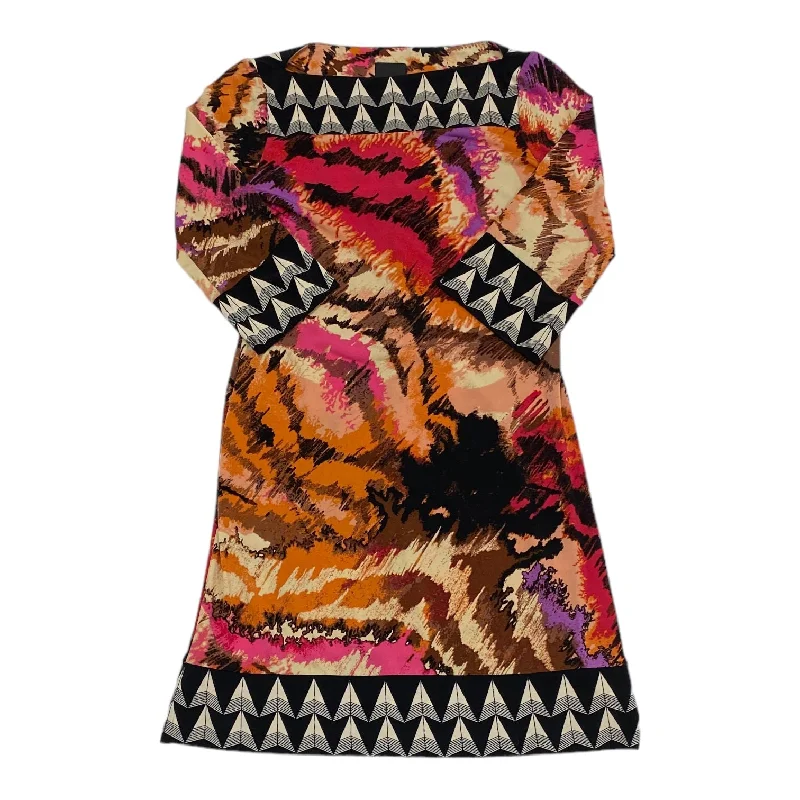 Multi-colored Dress Casual Midi CHEQUER, Size 0 Trendy Off-Shoulder Ruffle Midi Dress Multi-colored Dress Casual Midi CHEQUER, Size 0 Trendy Off-Shoulder Ruffle Midi Dress